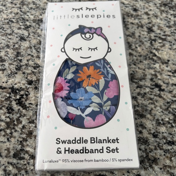 Little sleepies swaddle in Dusk Blooms